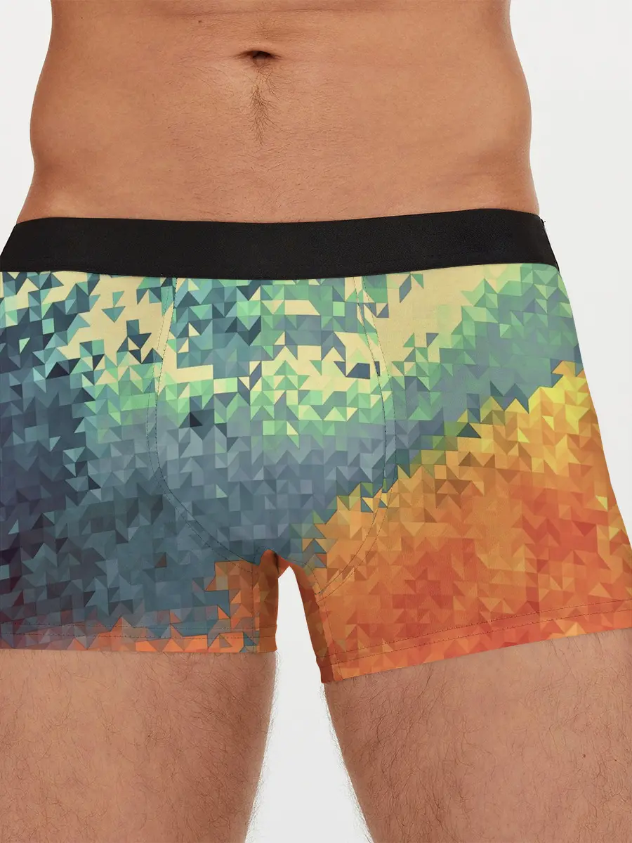 Мужские трусы боксеры / Стихия: лед и пламя