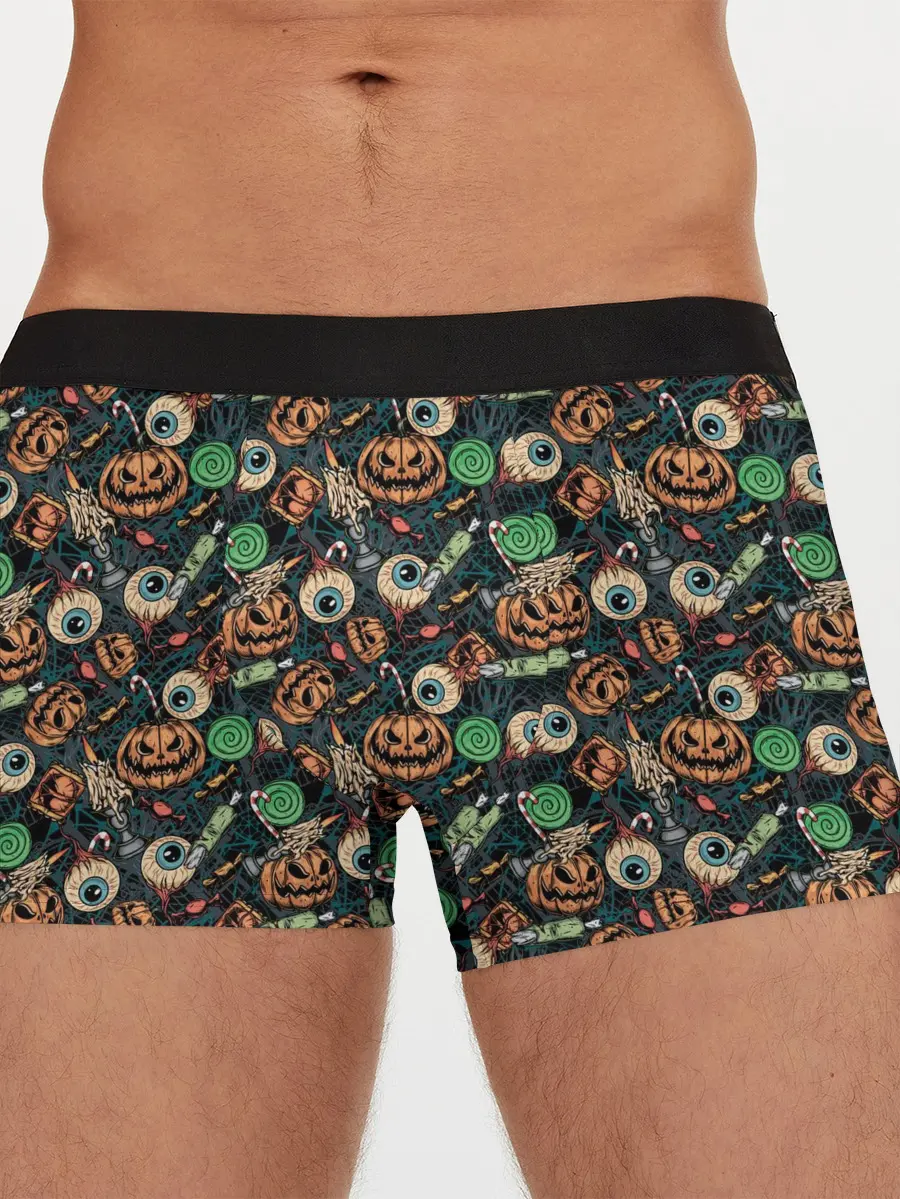 Мужские трусы боксеры / Счастливого Хэллоуина