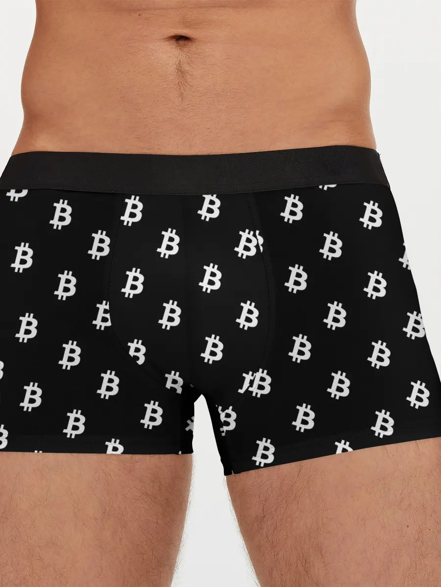 Мужские трусы боксеры / BITCOIN CRYPTOCURRENCE