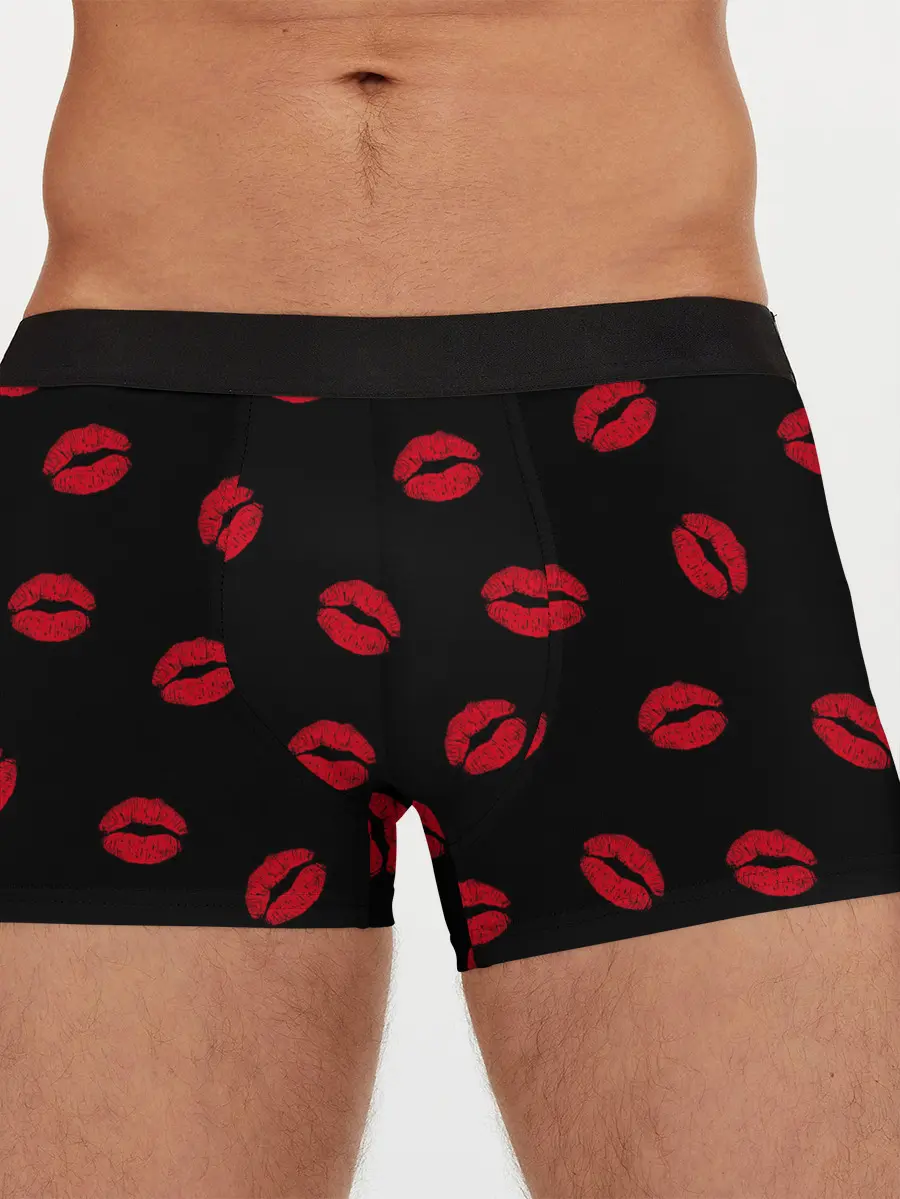 Мужские трусы боксеры / Поцелуи