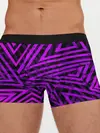 Мужские трусы боксеры / Неоновая геометрия