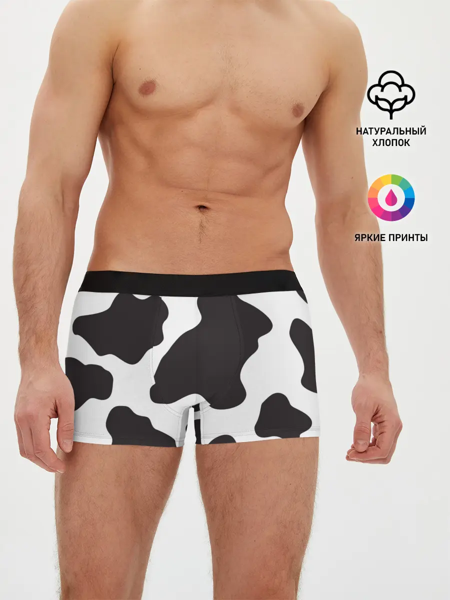 Мужские трусы боксеры / корова