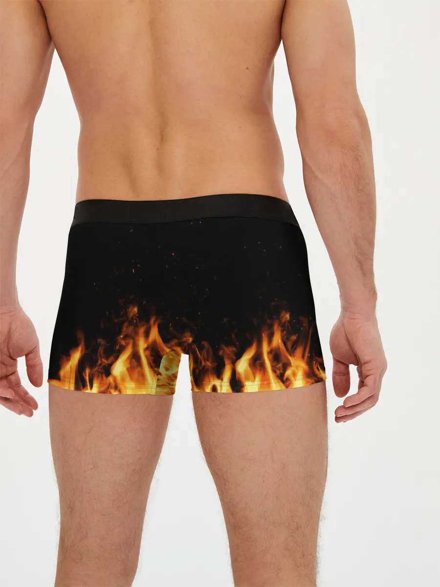 Мужские трусы боксеры / Огонь