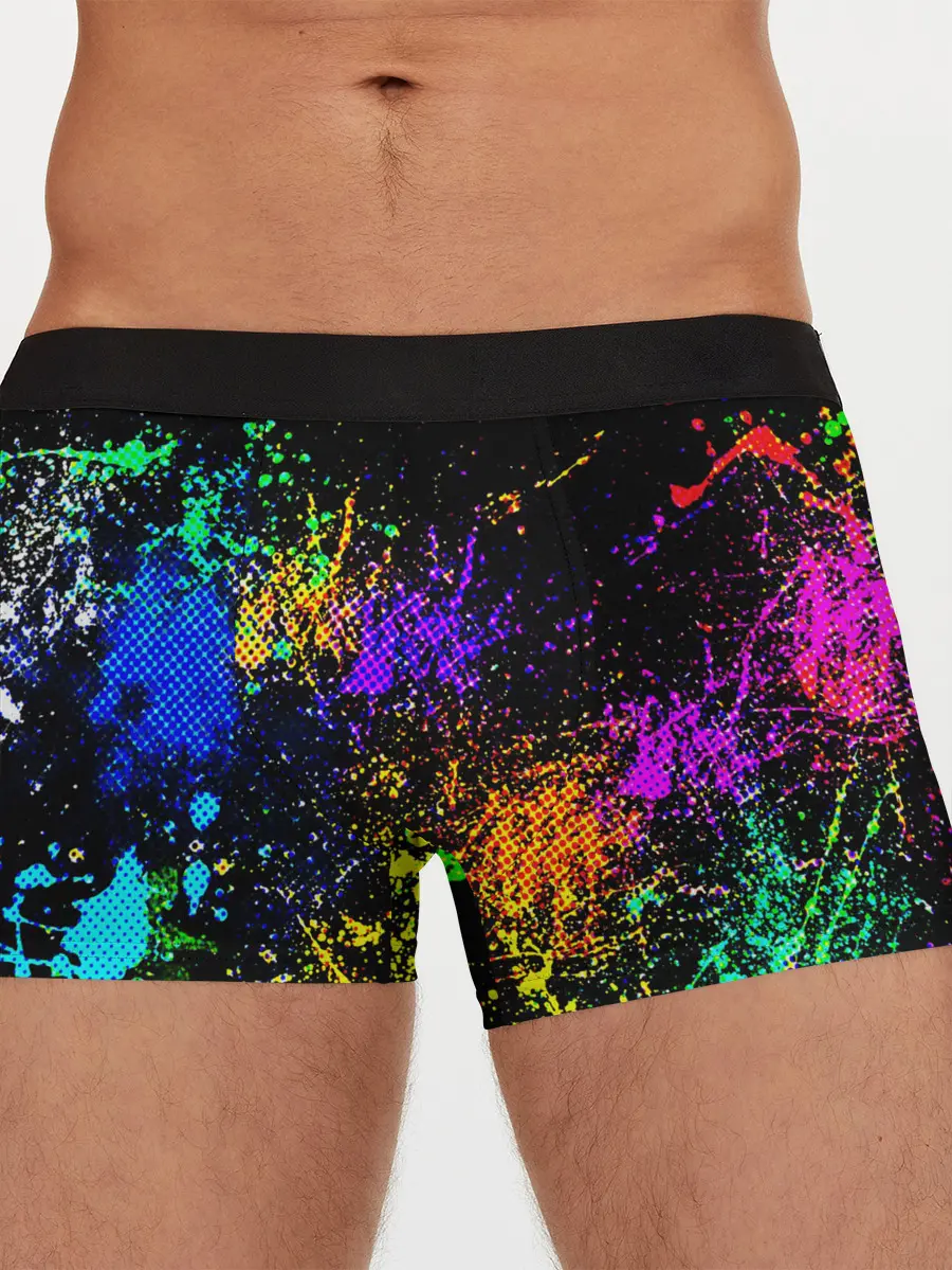 Мужские трусы боксеры / БРЫЗКИ КРАСОК