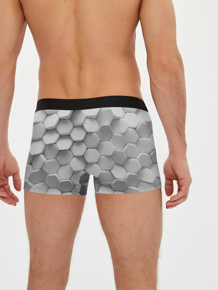 Мужские трусы боксеры / Геометрическая живопись