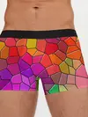 Мужские трусы боксеры / Мозаика цветная