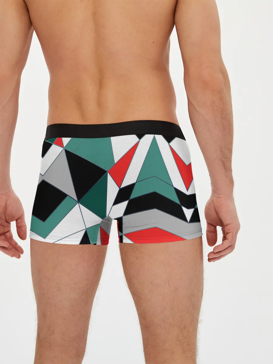 Мужские трусы боксеры / Абстрактный геометрический