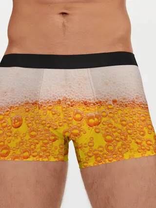 Мужские трусы боксеры / ПИВО с пеной
