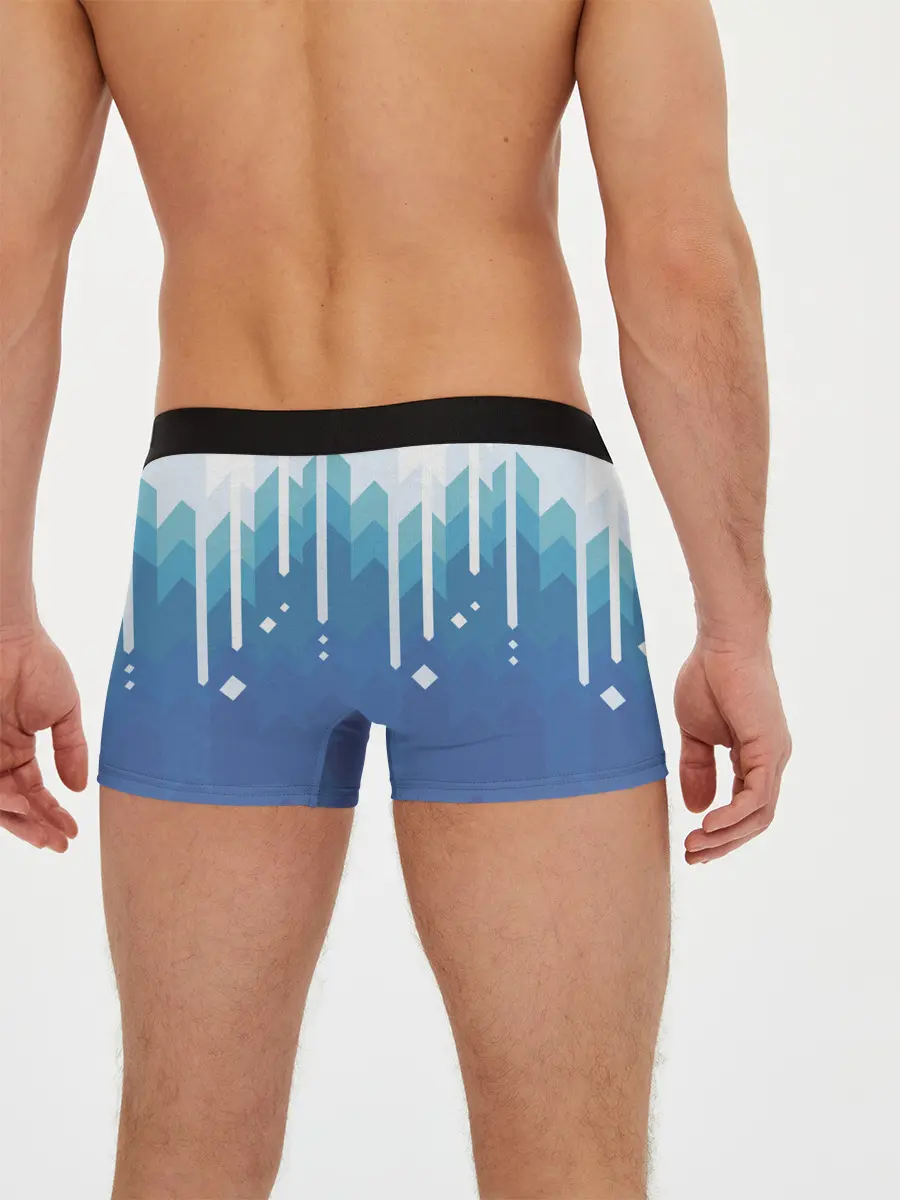 Мужские трусы боксеры / Пиксельные сливки