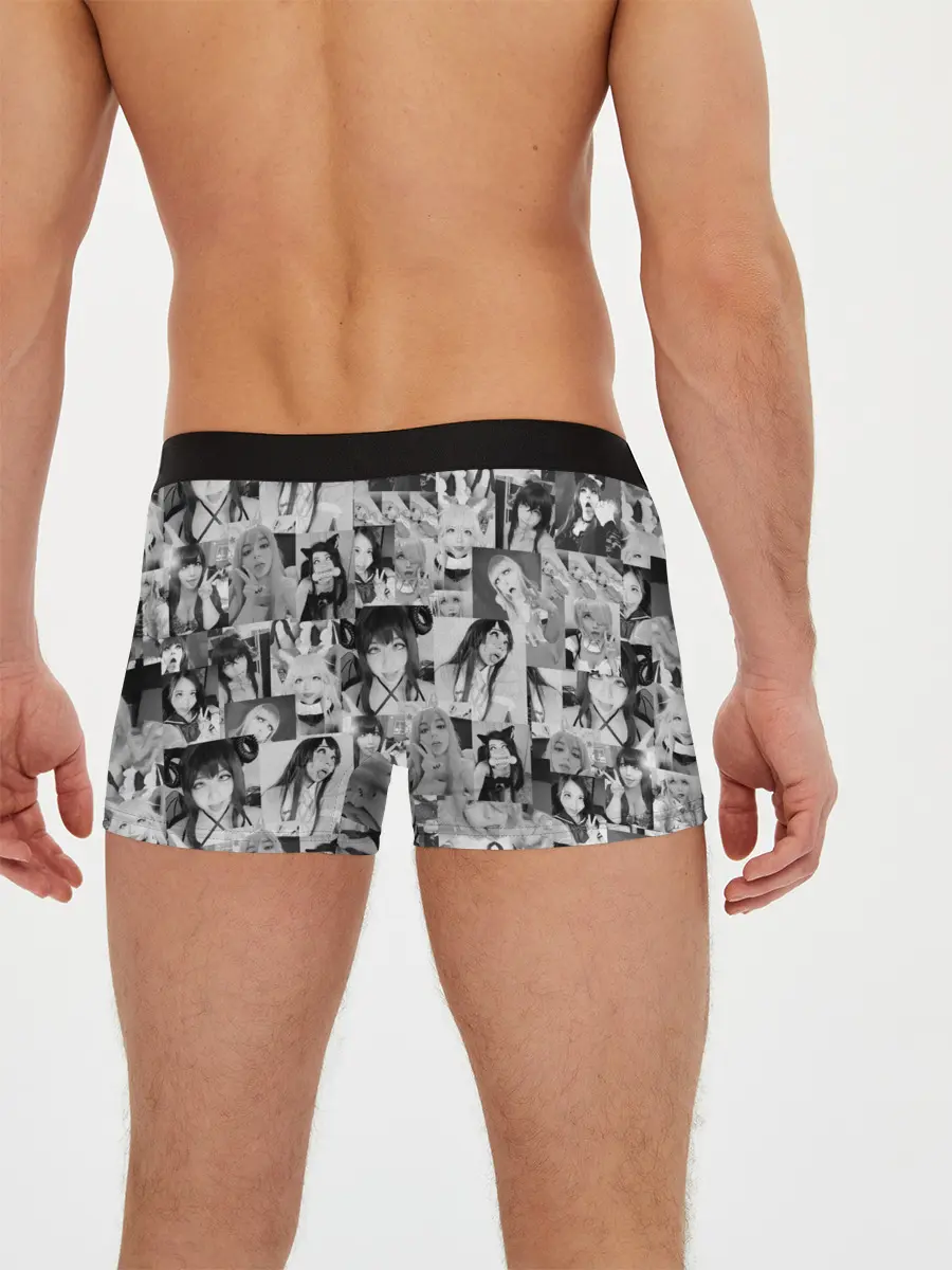 Мужские трусы боксеры / REAL AHEGAO - фото Ахегао