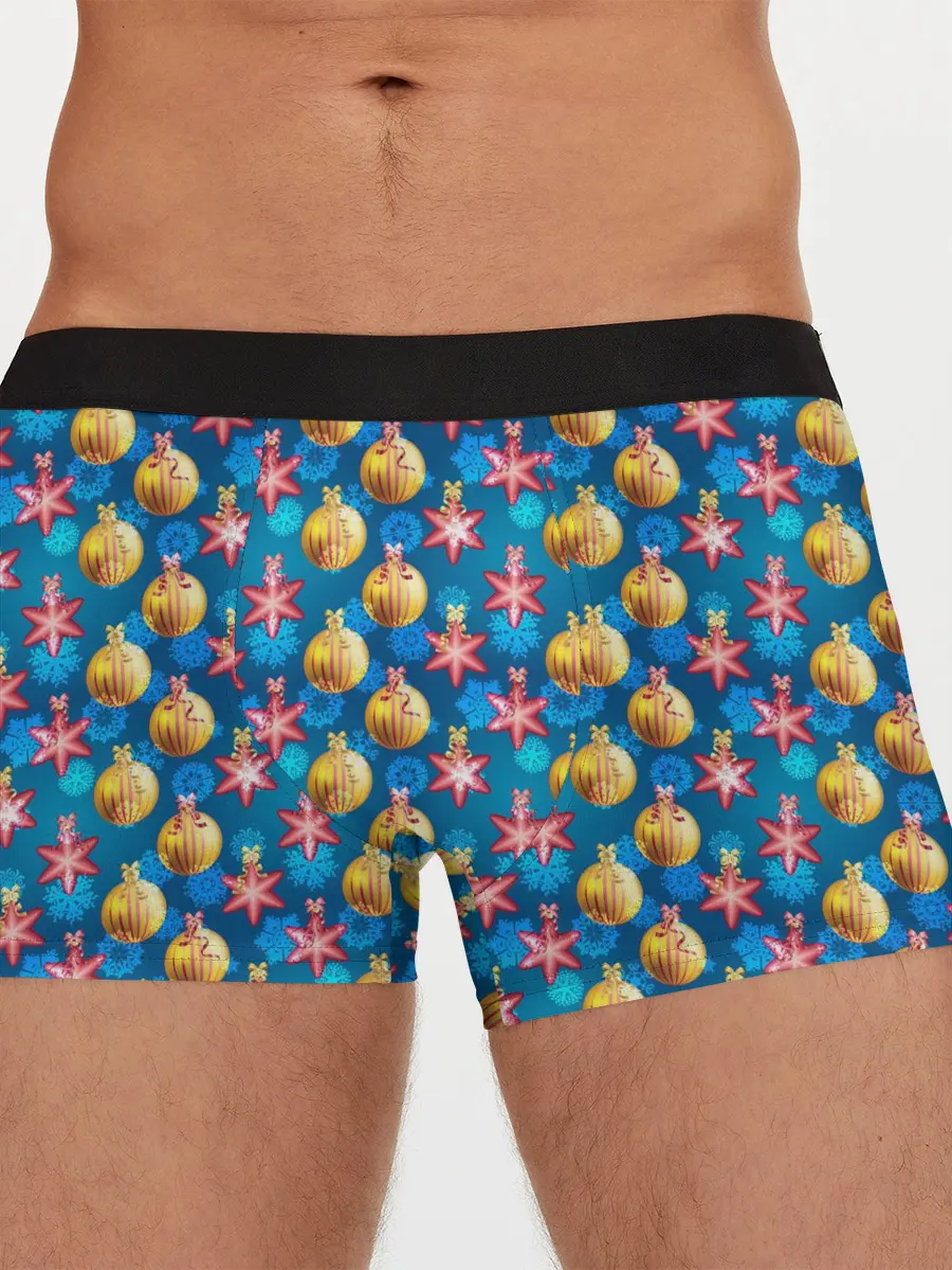 Мужские трусы боксеры / Новогодние Украшения