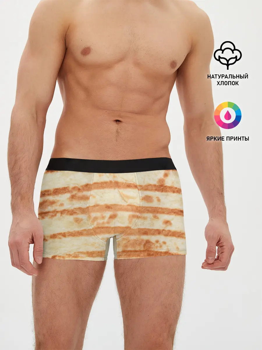 Мужские трусы боксеры / ЛАВАШ | ТОНКИЙ ПЛОСКИЙ ХЛЕБ