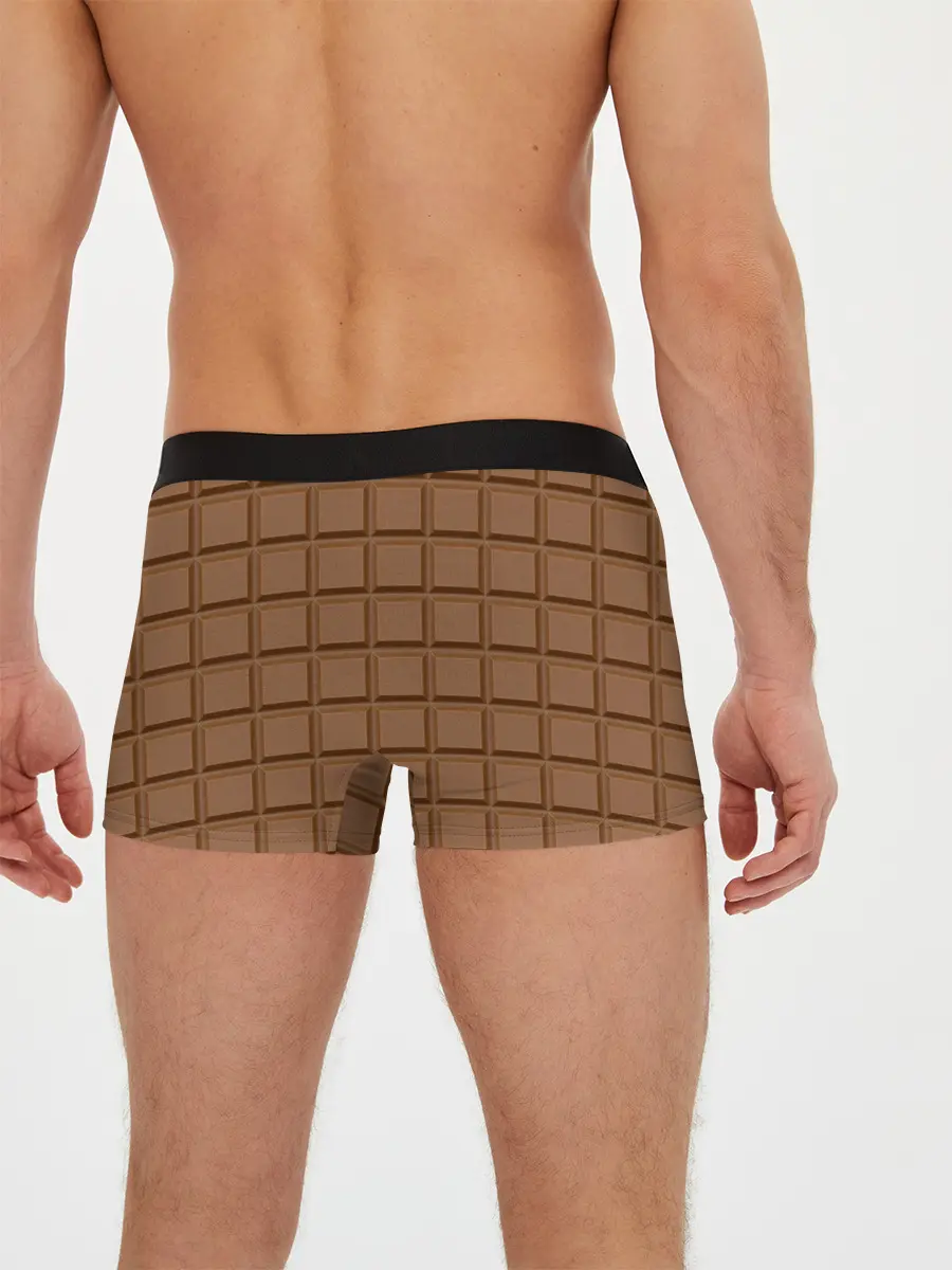 Мужские трусы боксеры / Плитка Шоколада