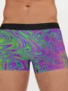 Мужские трусы боксеры / Неоновый абстрактный узор