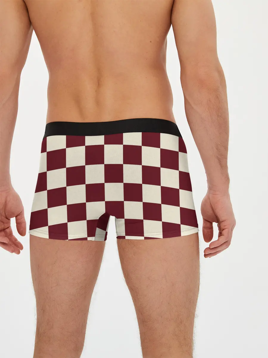 Мужские трусы боксеры / Шахматка