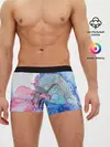 Мужские трусы боксеры / Акварельные разводы