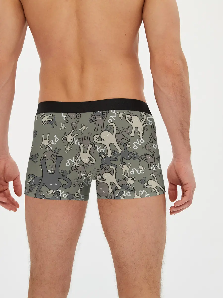 Мужские трусы боксеры / ЪУЪ КАМУФЛЯЖ.