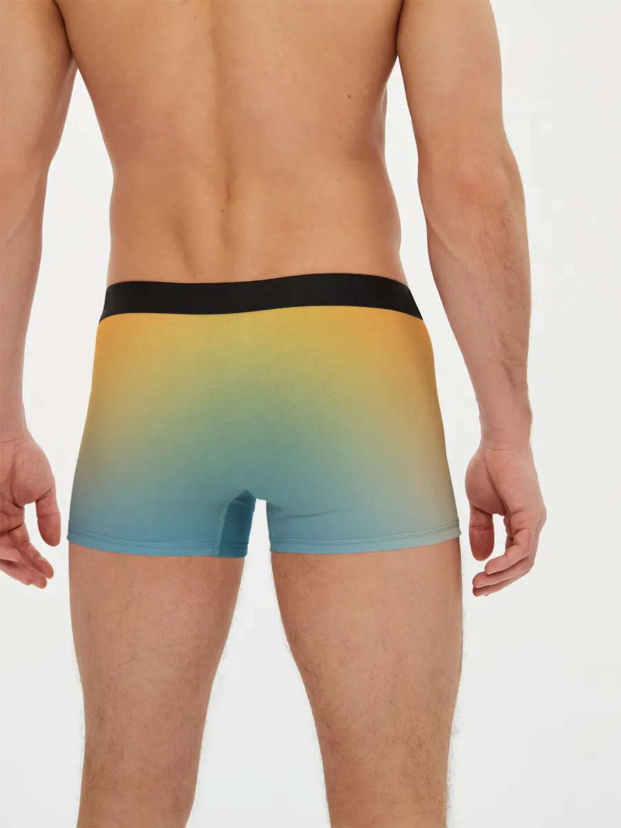 Мужские трусы боксеры / Мягкий летний градиент