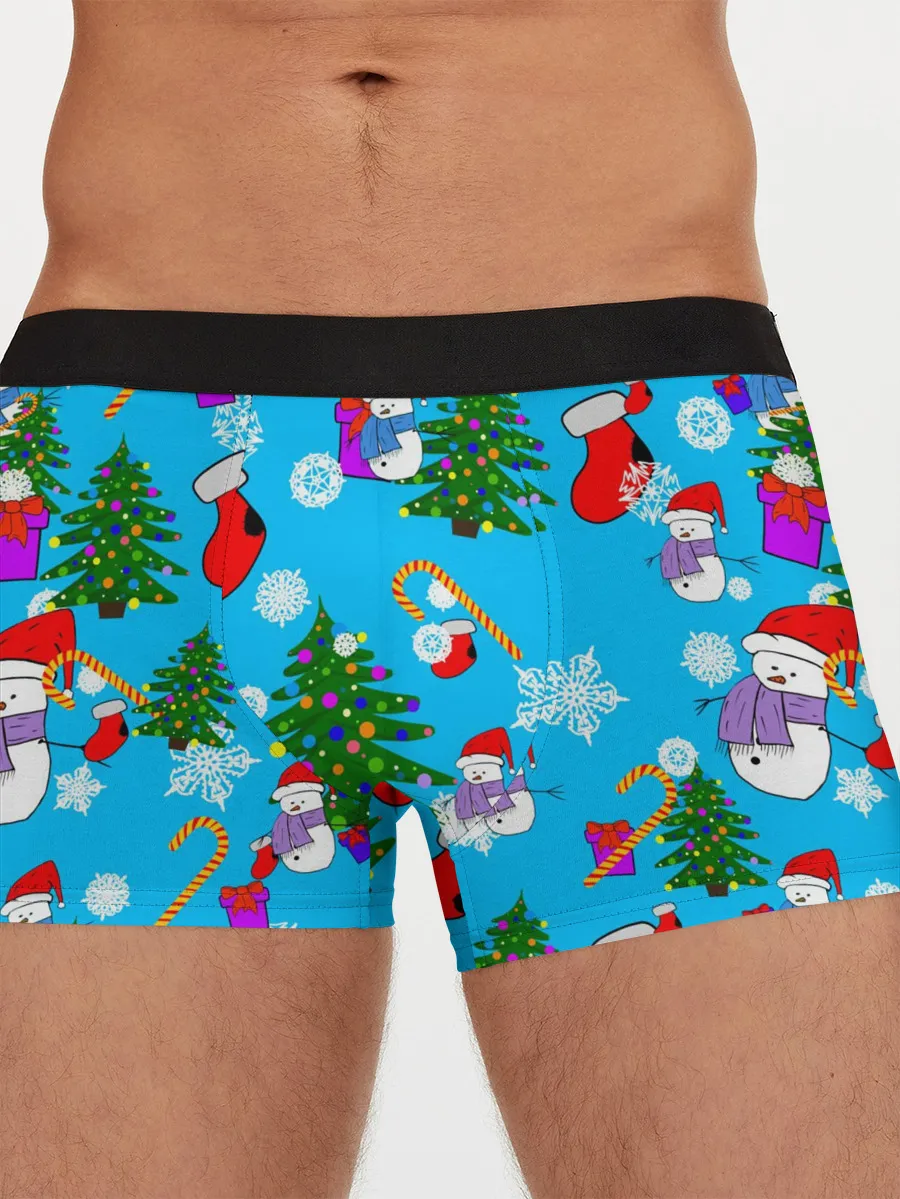 Мужские трусы боксеры / Новый год