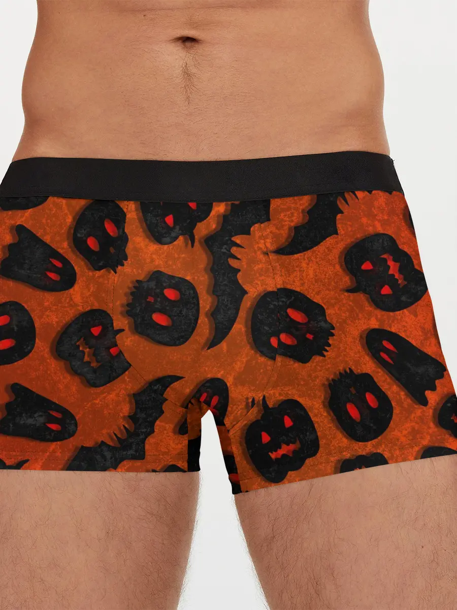 Мужские трусы боксеры / Halloween print