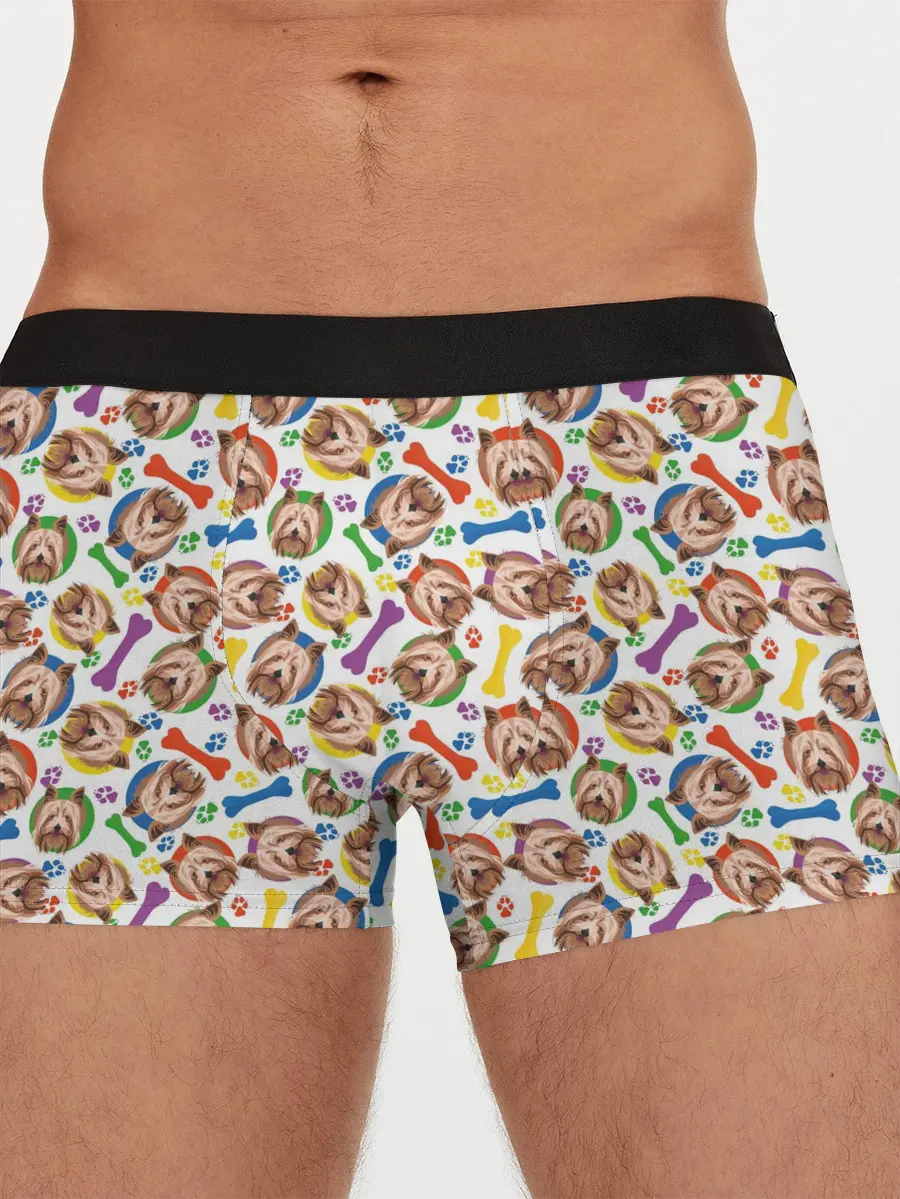 Мужские трусы боксеры / Йоркширский Терьер