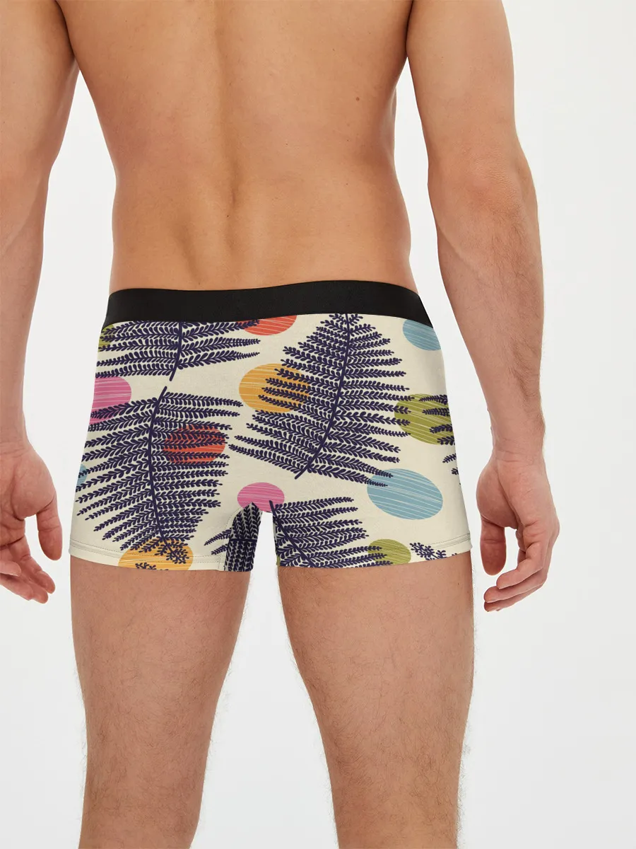 Мужские трусы боксеры / Тропики паттерн