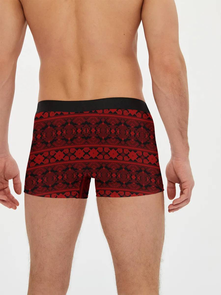 Мужские трусы боксеры / Русские народные узоры