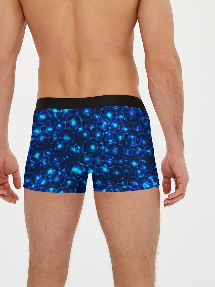 Мужские трусы боксеры / Пузырчатый абстракт