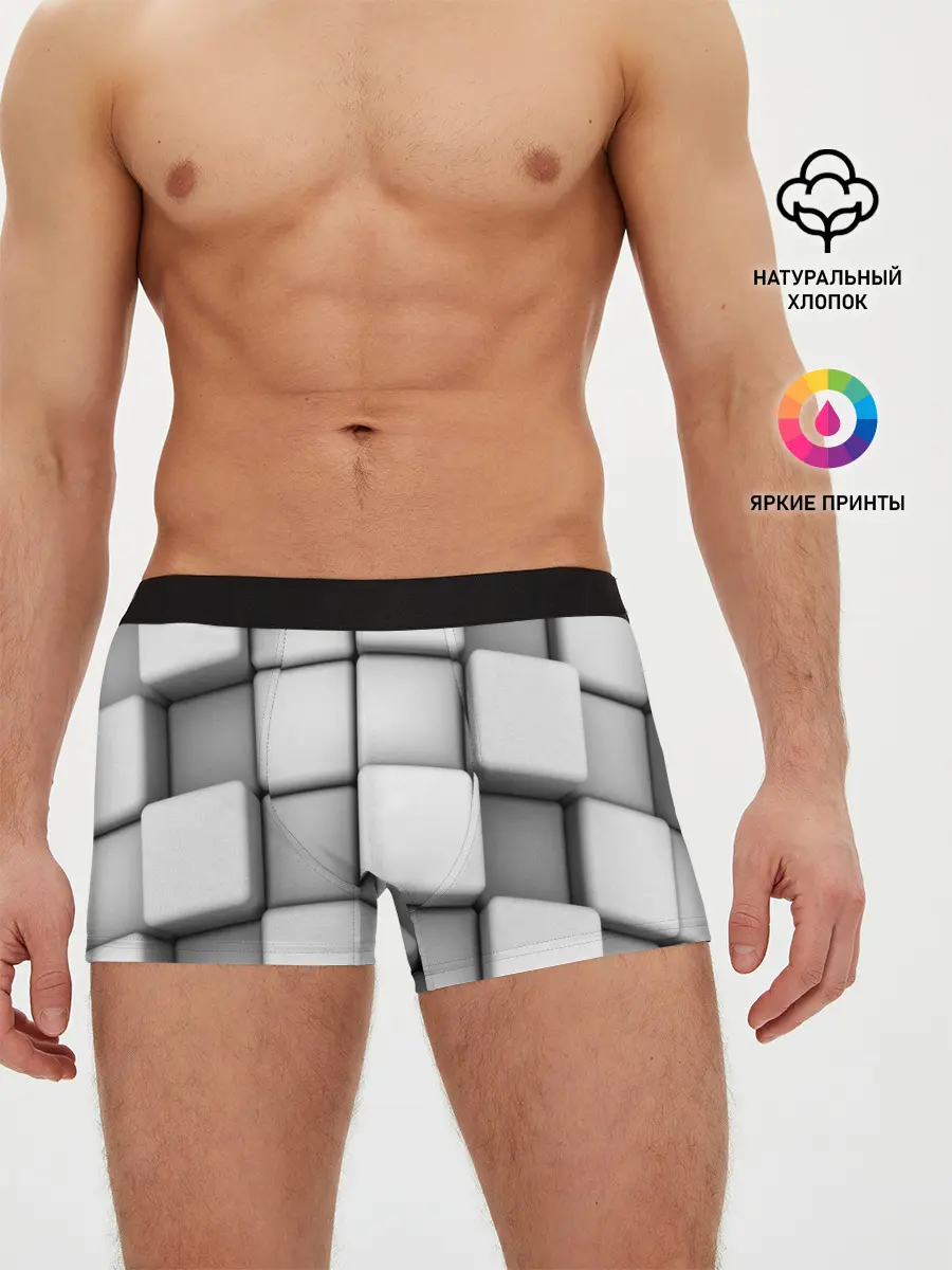 Мужские трусы боксеры / ТЕКСТУРА