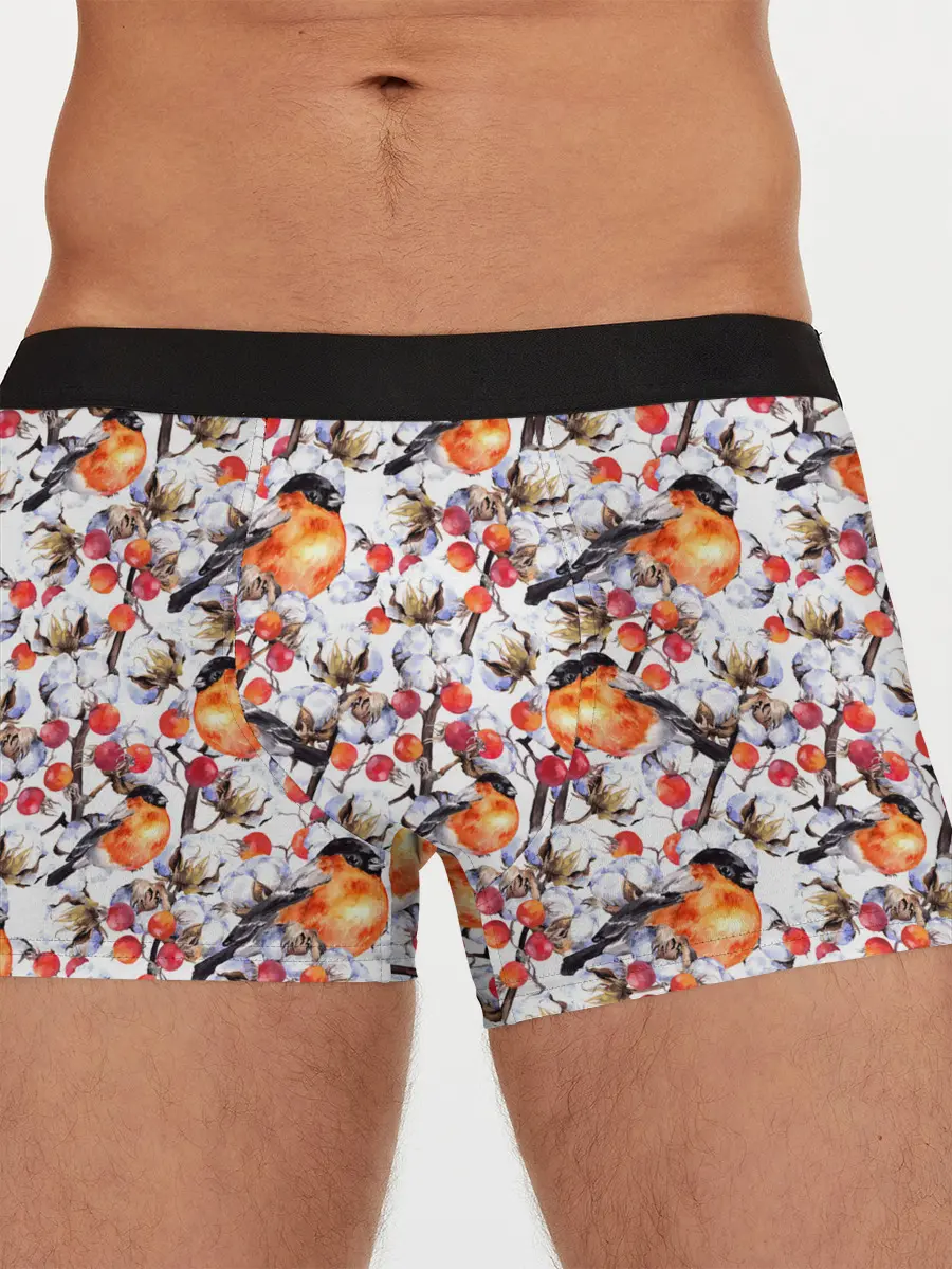 Мужские трусы боксеры / Снегири