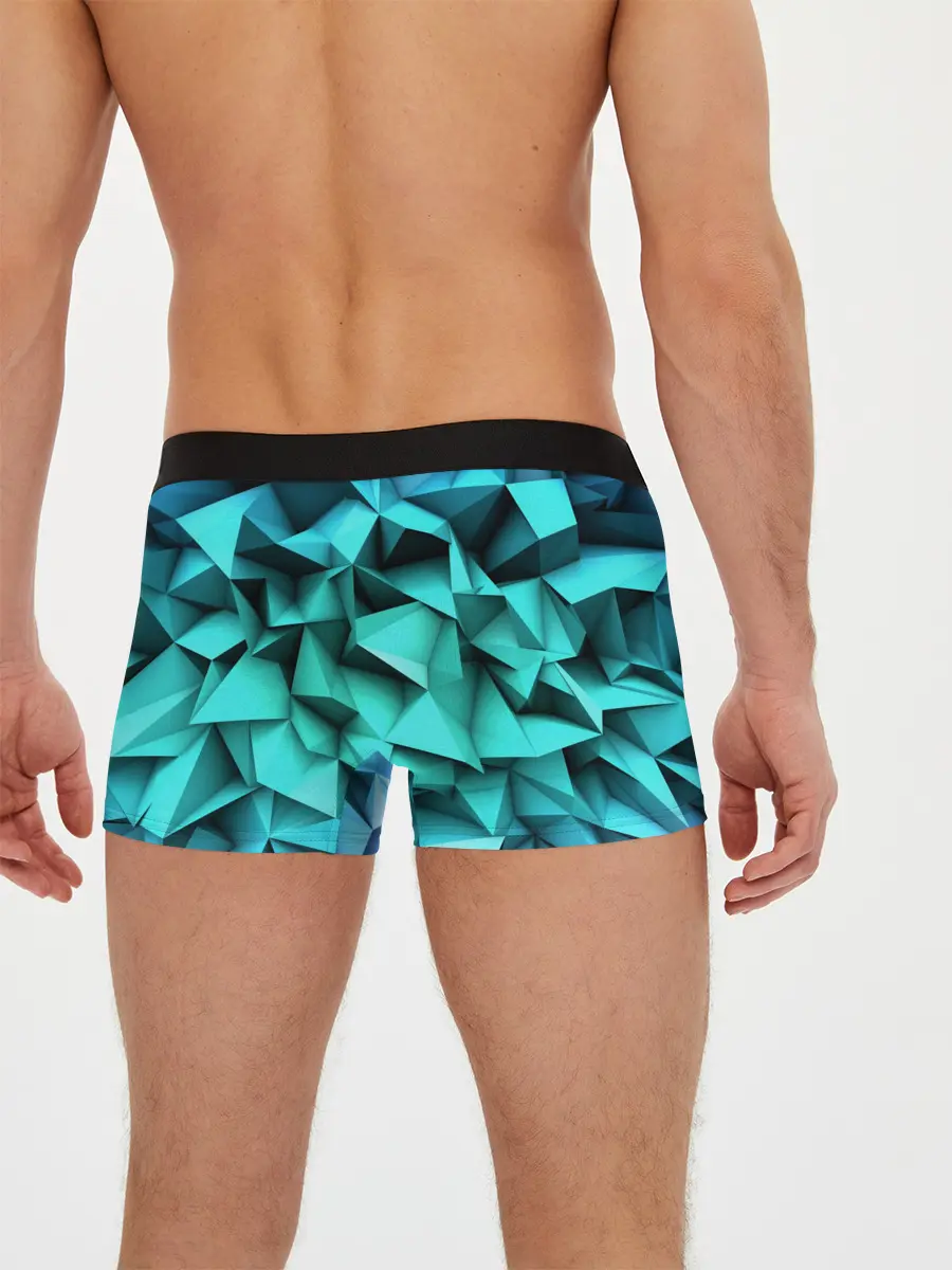Мужские трусы боксеры / abstraction geometry