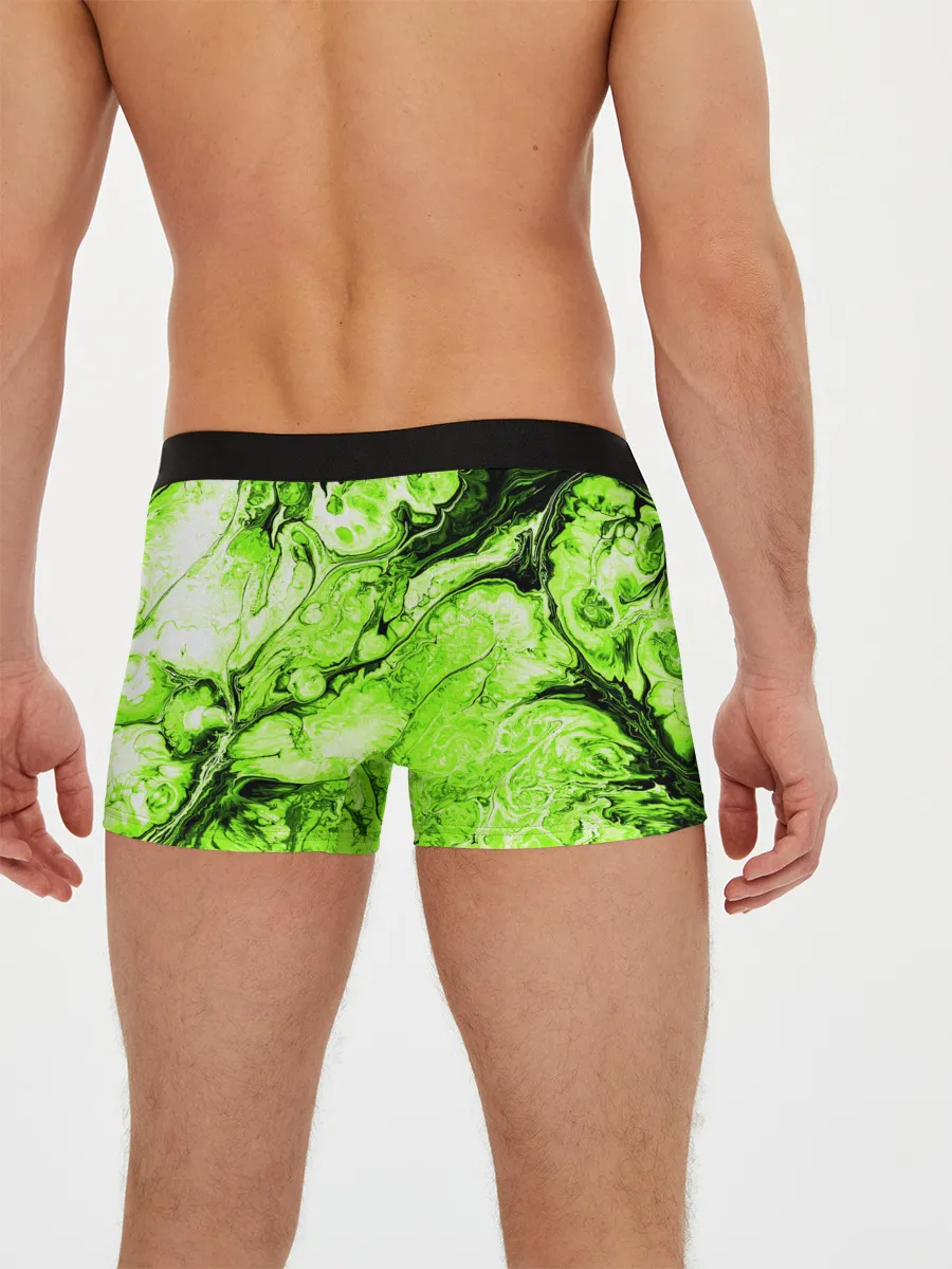 Мужские трусы боксеры / Токсичные краски