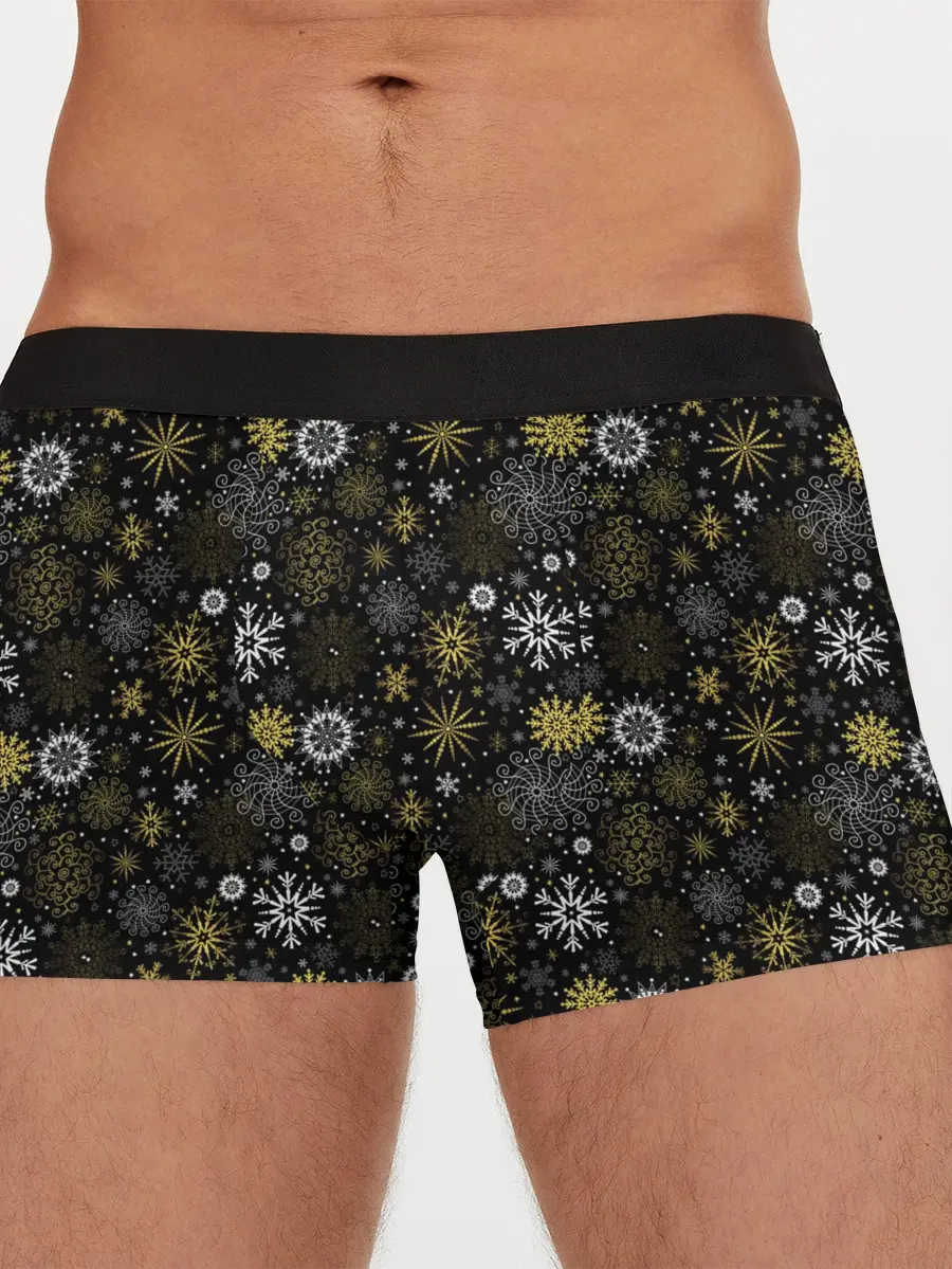 Мужские трусы боксеры / Зимние Узоры
