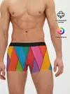 Мужские трусы боксеры / Разноцветный узор