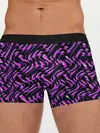 Мужские трусы боксеры / Фиолетовые молнии