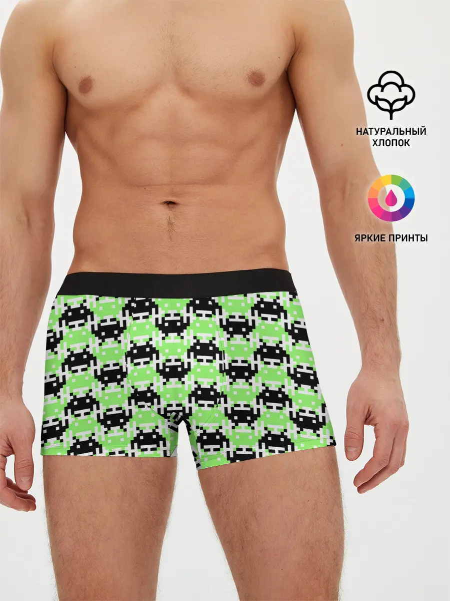 Мужские трусы боксеры / Space Invaders | Old game