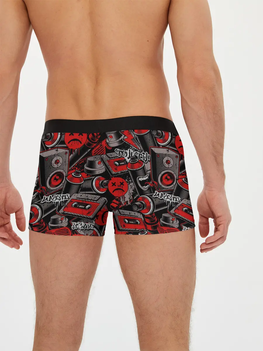 Мужские трусы боксеры / Hip hop Urban style