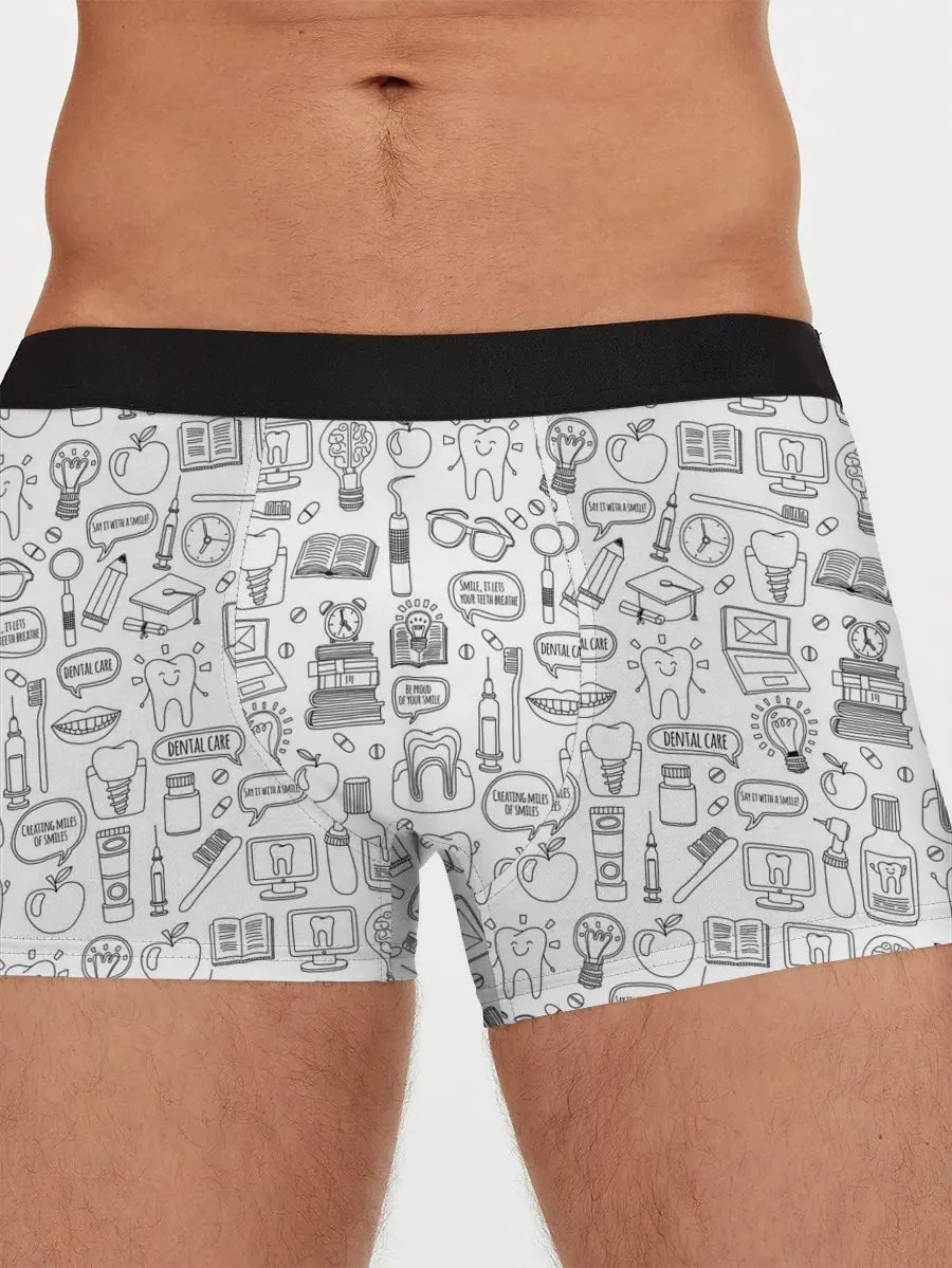 Мужские трусы боксеры / дантист