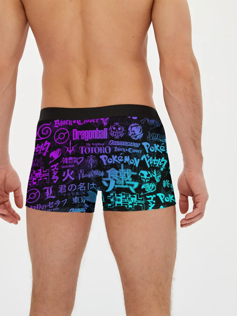 Мужские трусы боксеры / ЛОГОТИПЫ АНИМЕ