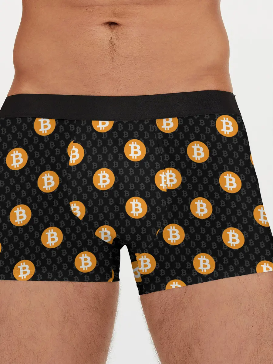 Мужские трусы боксеры / БИТКОИН | BITCOIN