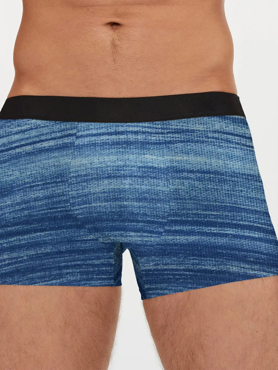 Мужские трусы боксеры / Texture. Denim