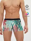 Мужские трусы боксеры / Абстракция Пальмы Текстура