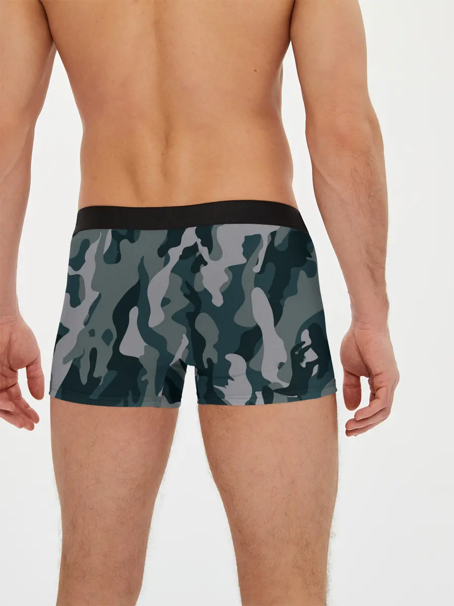 Мужские трусы боксеры / камуфляж