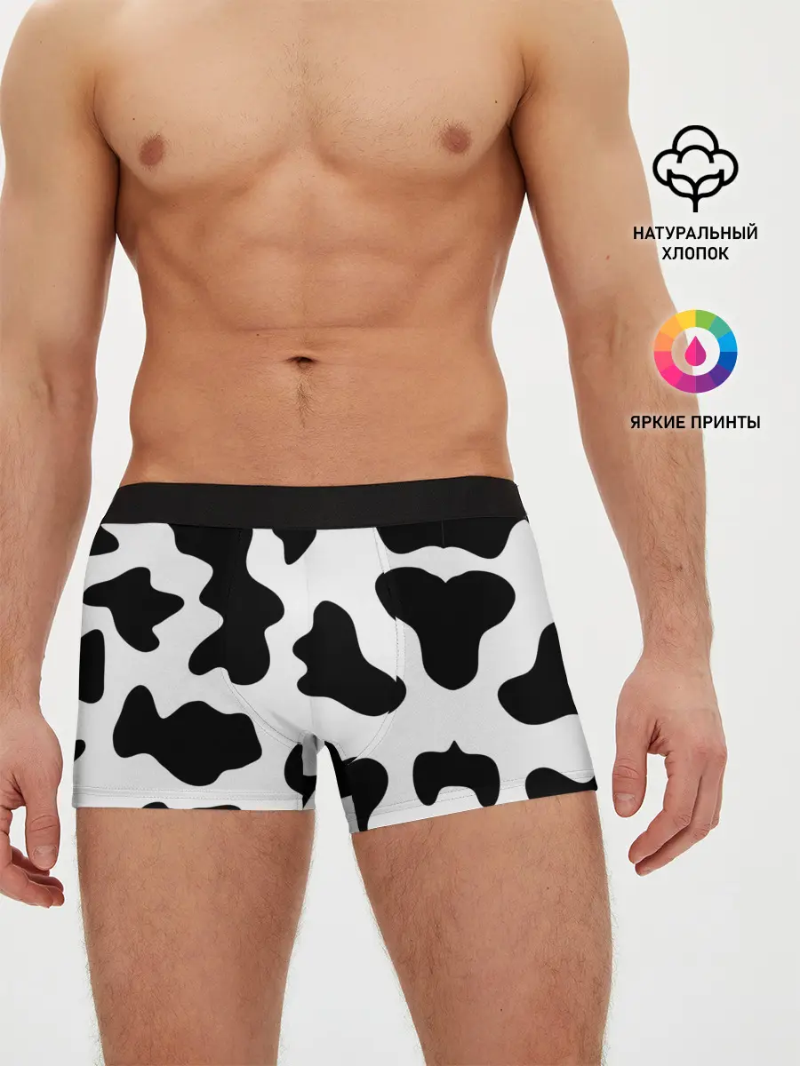 Мужские трусы боксеры / Му-му