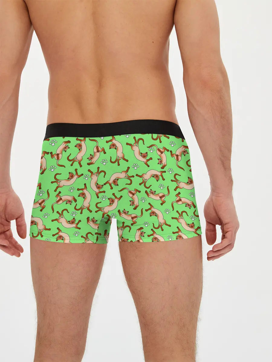 Мужские трусы боксеры / Сиамские коты