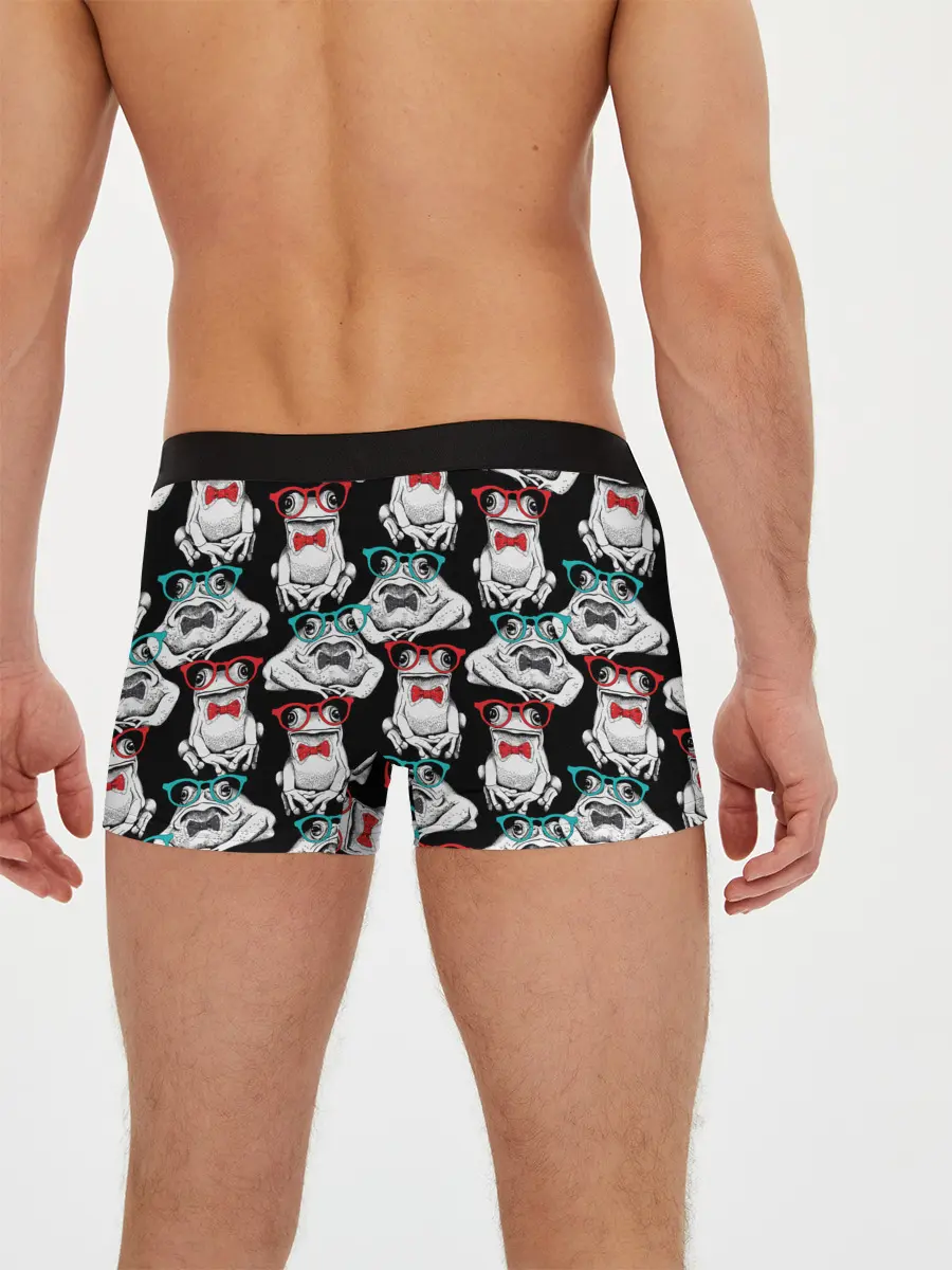 Мужские трусы боксеры / Лягушки в очках