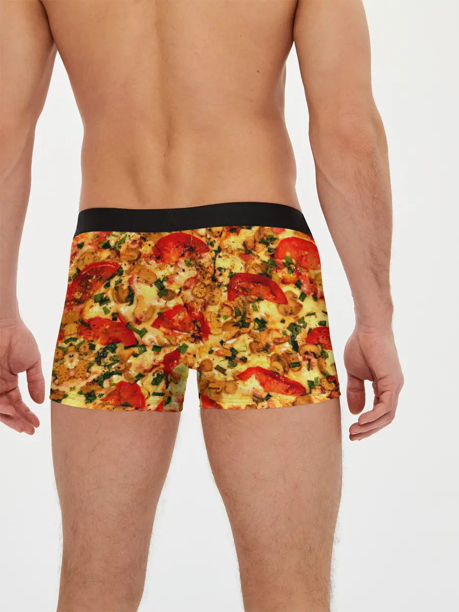 Мужские трусы боксеры / Пицца с грибами