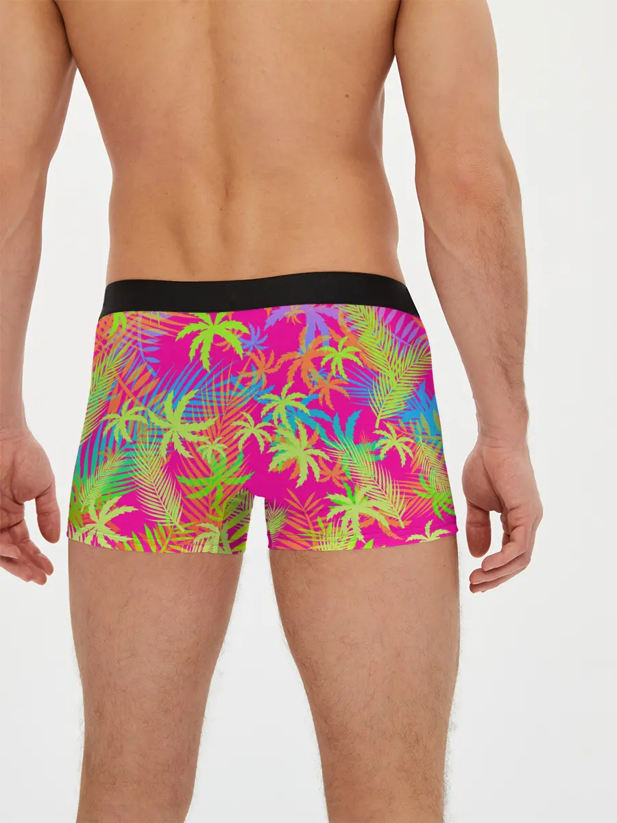 Мужские трусы боксеры / ПАЛЬМЫ / ТРОПИКИ