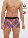 Мужские трусы боксеры / Клеточный узор