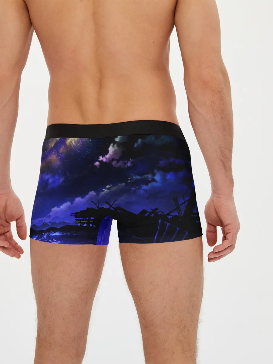 Мужские трусы боксеры / Ночной закат
